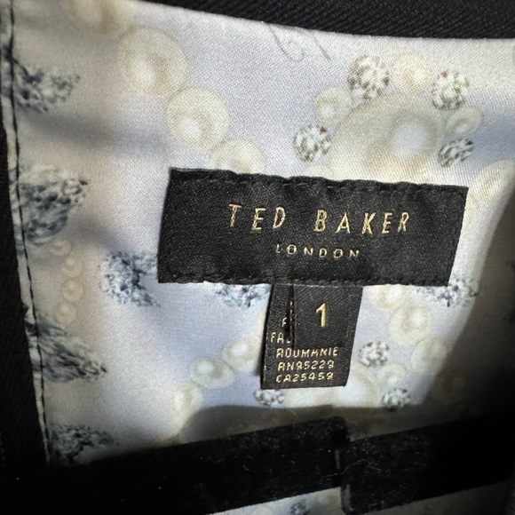 TED BAKER - Cerisad Faux-Wrap Dress size 1 - Picture 5 of 8